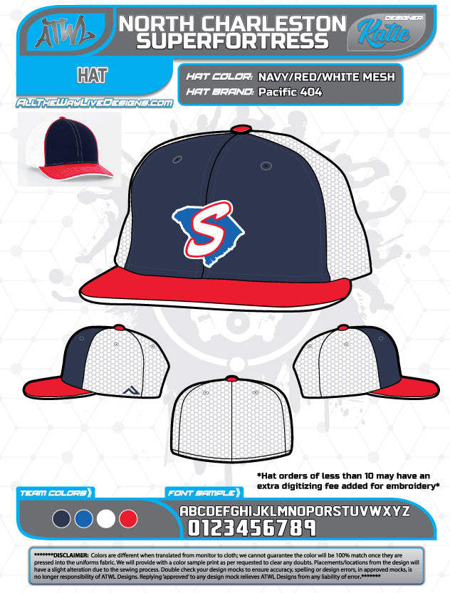 North Charleston Superfortress Hats