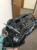 Load image into Gallery viewer, ATWL 12.5  H Web Kip Leather Fielding Glove BLK/GREY