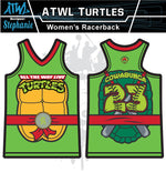 Load image into Gallery viewer, Cowabunga Turtles Womens Racer Back Full Dye Jersey
