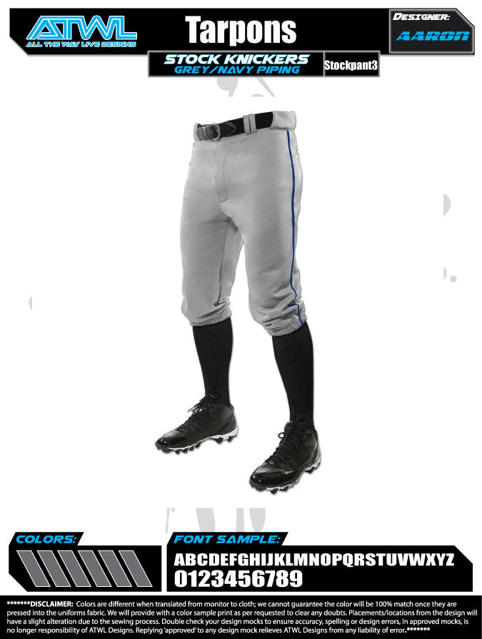 Tarpons Adult Stock Pants