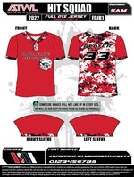Load image into Gallery viewer, Hit Squad Red Digi 2 Button Full Dye Men&#39;s Jersey