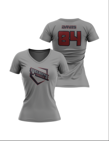 Brandon Velocity All-Stars Women's Sub Dye V-Neck