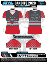 Load image into Gallery viewer, Bandits 9U 2020 Women&#39;s Full Dye Jersey

