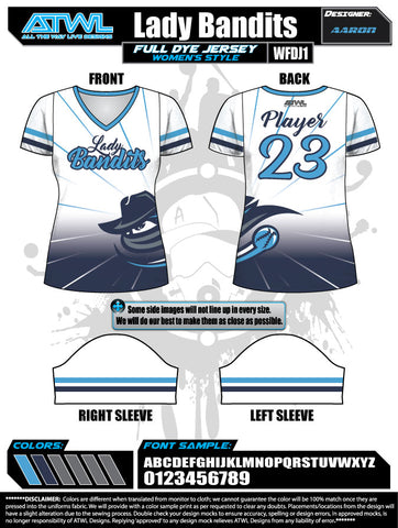 Lady Bandits Women's Jersey