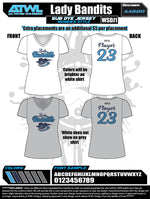 Load image into Gallery viewer, Lady Bandits Women&#39;s Alternate Sub Dye Jerseys
