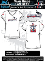 Load image into Gallery viewer, WAR BIRDS WOMENS SUBDYE JERSEY
